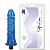 Pênis Realístico com Vibrador 17,5x3,8Cm AZUL - Sexshop - Imagem 1