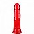 Pênis Realístico Consolo Vermelho 13,5x3,3cm - Sexshop - Imagem 2