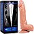 Pênis realístico de 18cm com escroto e ventosa - LEONARDO - X MYBOX - Sexshop - Imagem 1