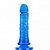 Pênis realístico e ventosa Azul macio 18 X3,8 CM - Sexshop - Imagem 2