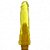Pênis Realístico Prótese Gel Abacaxi - 18,5x4,5 cm com vibrador - Sexshop - Imagem 1