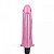 Pênis Realístico translucido com Vibrador Rosa 15x3,3 - Sexshop - Imagem 1