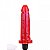 Pênis Realístico translucido com Vibrador vermelho 15x3,3 - Sexshop - Imagem 1