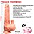Pênis Rotativo, Sobe e Dece, recarregável, sucção e Autoaquecimento - Imagem 2
