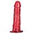 Pênis Vermelho Maciço em Gel 15x3cm Hot Flowers - Sex shop - Imagem 1