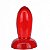 Plug anal Bolinha 9x3,2cm vermelho - Sexshop - Imagem 2
