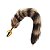 Plug Anal Cauda Lust Metal - Plug Raccoon Tail Gold - Sexshop - Imagem 2