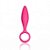 Plug anal de silicone pink com alça de metal - CHOKE - NANMA - Sexyshop - Imagem 1