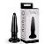 Plug anal torpedo Preto feito em silicone - Sexshop - Imagem 1