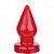 Plug anal Triângulo macio e GIGANTE Vermelho - Sexshop - Imagem 1