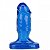 Plug dilatador anal feito em material macio Azul - Sexshop - Imagem 2