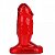 Plug dilatador anal feito em material macio Vermelho - Sexshop - Imagem 2