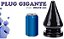 Plug gigante com vibrador preto 20 x 12 cm - Sexshop - Imagem 1