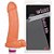 Prótese Jango com escroto e Vibrador - 20x4 cm na cor pele - Sexshop - Imagem 1
