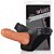 Strap On com Prótese Sidious com escroto - 17x4 na cor pele - Sexshop - Imagem 1