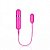 Vibrador Cápsula rosa 10 velocidades com luz de Led - VIRGO - NANMA - Sex shop - Imagem 2