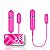 Vibrador Cápsula rosa 10 velocidades com luz de Led - VIRGO - NANMA - Sex shop - Imagem 1