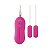 Vibrador Dual Bullet - pink - 10 Modos de Vibração - Sexshop - Imagem 1