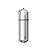 Vibrador prata formato cápsula 6X1,8CM - Sexy shop - Imagem 1