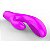 Vibrador rotativo Dora em silicone com estimulador clitoriano 20 vibrações - Imagem 1