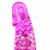 Vibrador rotativo, feito em jelly translucido lilás - Sexshop - Imagem 3