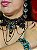 Choker Gola Alta rendada - Imagem 1