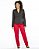 Blazer Kit com 3 peças Calça Blusa Combo30 Feminino Sarro Work - Imagem 1