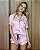 Pijama Victoria's Secret Listrado Rosa Claro - Imagem 1