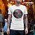 Camiseta Masculina Branca Threeb Dual Caveira - Imagem 1