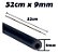 Vareta Para Barraca de Camping Avulsa 52cm x 9mm - Imagem 1