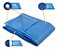 Lona Encereda 12x10 Camping Multiuso Azul Kala Impermeável Reforçada - Imagem 3