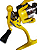 Molinete Joker 800 Amarelo 4R - Maruri - Imagem 2