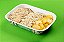 Estrogonofe de shimeji, arroz integral e batata em fatias na manteiga 350g - Imagem 1
