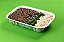 Feijoada vegetariana com arroz integral, couve refogada e farofa de cebola 350g - Imagem 1