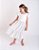 Vestido Infantil Linho Off - Imagem 1