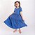 Vestido Infantil Azul Carbono - Imagem 2