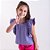 Blusa Infantil Babado Lilás - Imagem 1