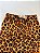 Legging Infantil Menina Suede Estampada Onça - Imagem 2