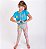 Legging Infantil Menina Suplex Estampada Estrelar - Imagem 1