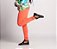 Legging Infantil Menina Algodão Laranja - Imagem 1