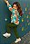 Legging Infantil Menina Algodão Verde Militar - Imagem 1