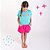 Blusa Cropped Infantil Menina Green - Imagem 1