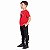 CONJUNTO PUMA 3 PEÇAS MENINO - PRETO E VERMELHO - Imagem 3
