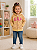Moletom Infantil GAP Floral Com Capuz E Zíper feminino - Imagem 3