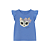 CAMISETA H e M INFANTIL AZUL MENINA - Imagem 1