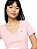 CAMISETA FEMININA TOMMY GOLA V ROSA CLARO - Imagem 2