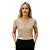 CAMISETA CASUAL TOMMY HILFIGER FEMININA BEJE CLARO - GOLA V - Imagem 1