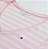 CAMISETA FEMININA TOMMY GOLA V -LISTRADA ROSA CLARO - Imagem 3