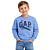 Moletom Infantil GAP Azul Estampa Espacial Nave Original Importado - Imagem 1