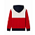 Agasalho Infantil Masculino Tommy Hilfiger com Capuz Vermelho, Branco e Azul-Marinho - Imagem 3